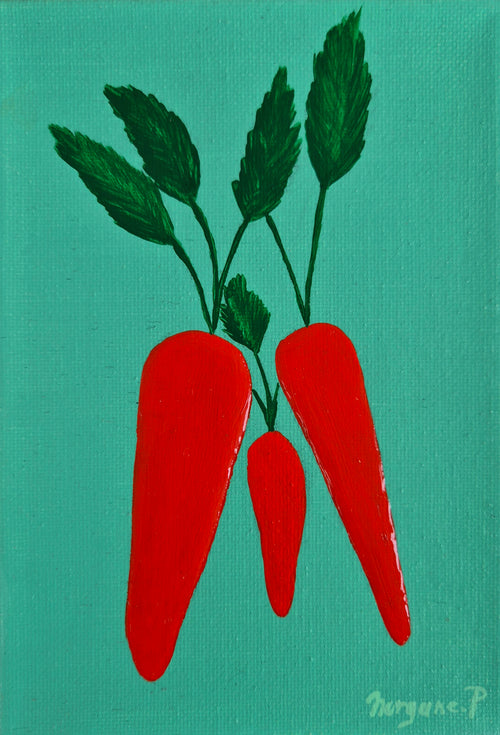 Fine art print of Carrots, 2025 by Morgane Pairain