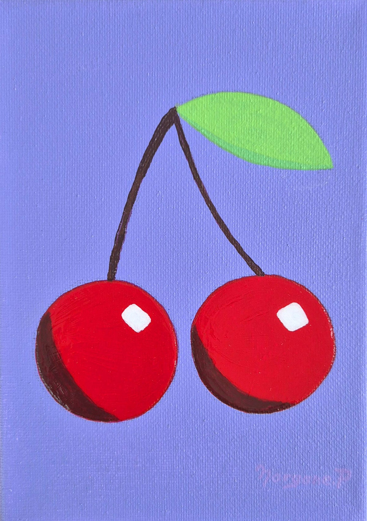 Cherries Purple, 2025 (Print)