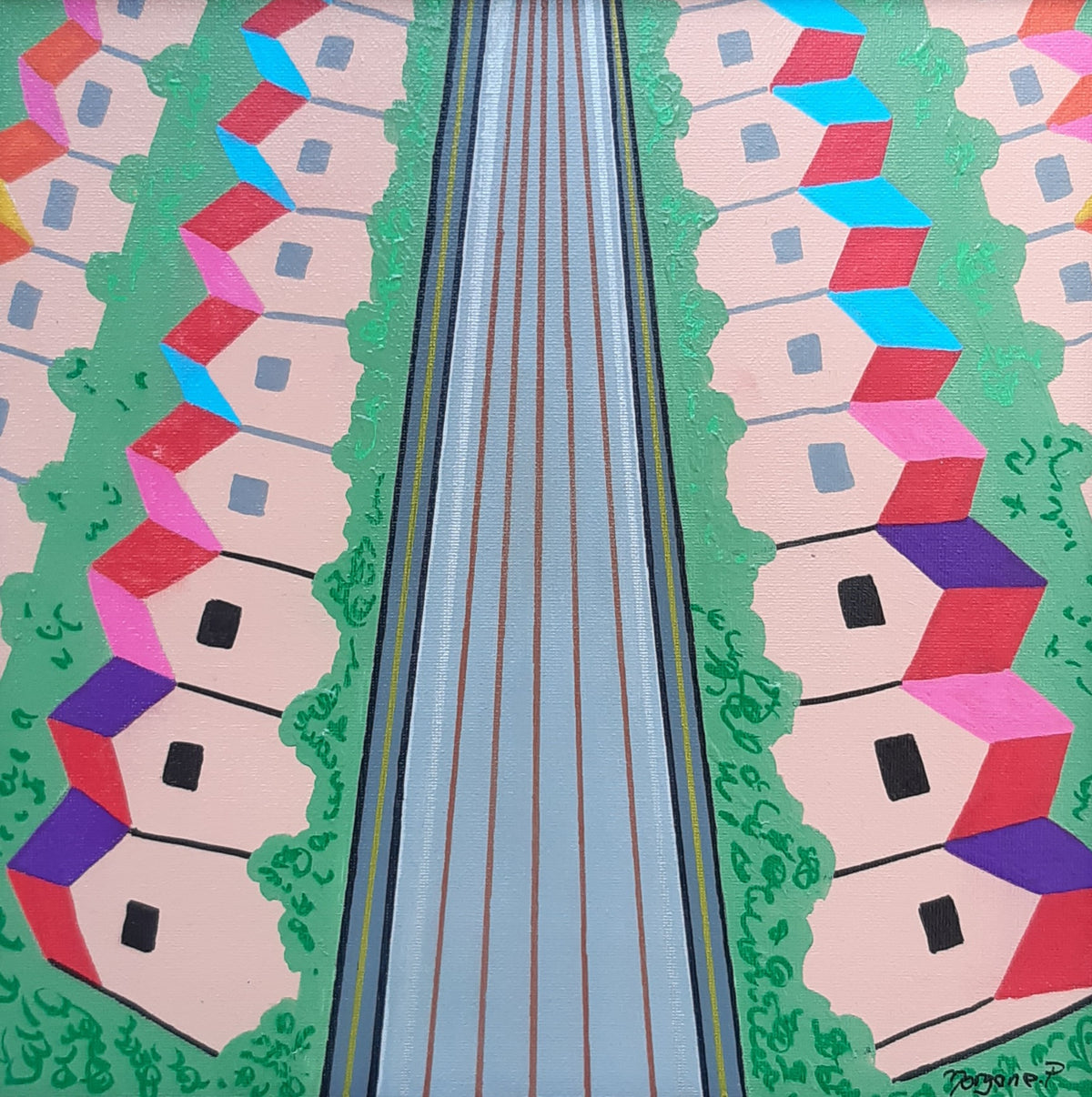Fine art print of Tuesday commute, 2024 by Morgane Pairain