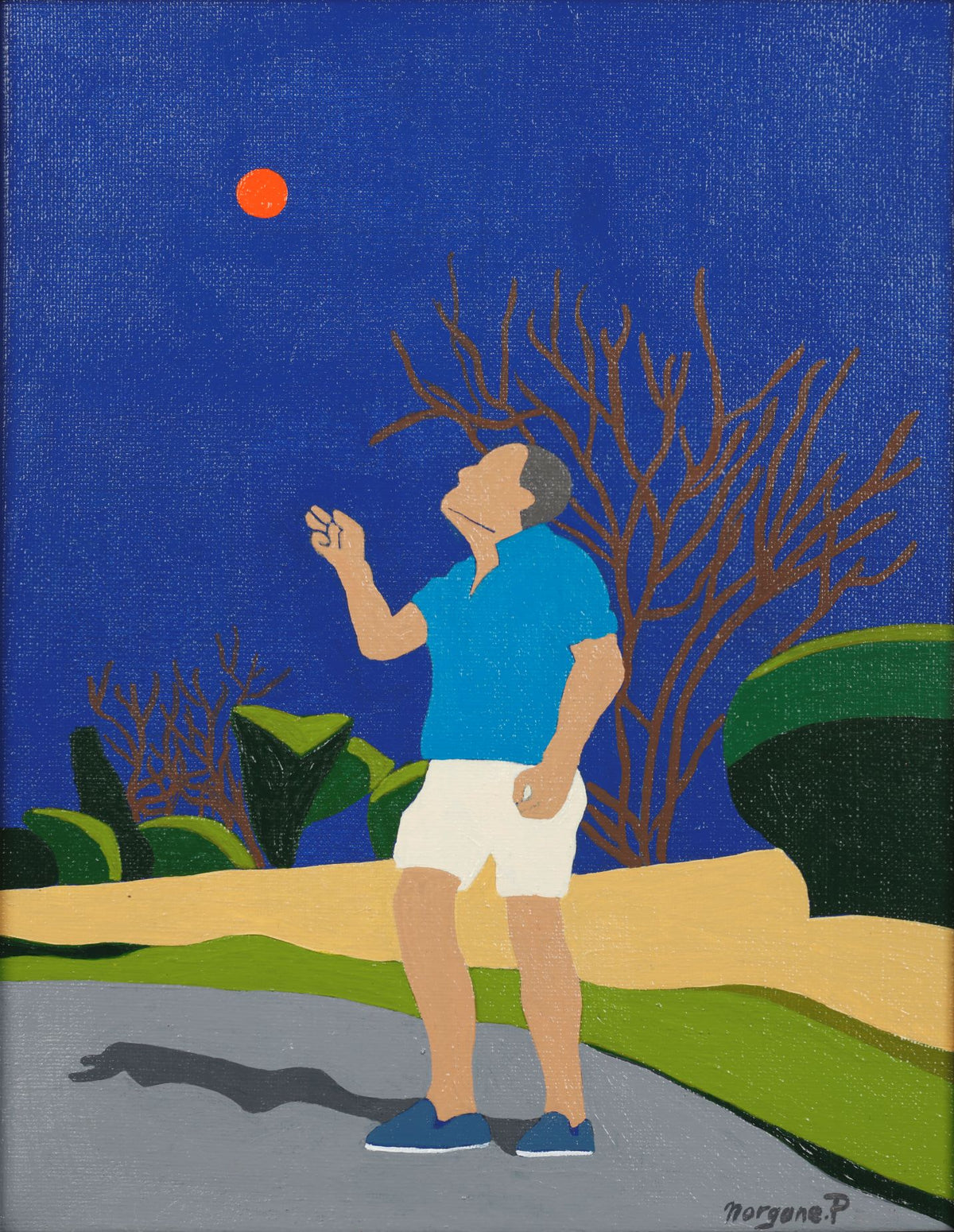 Fine art print of Orange in Oman, 2026 by Morgane Pairain
